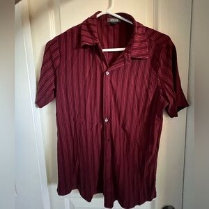 Burgundy Short Sleeve Shirt